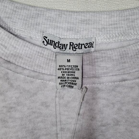 Brunch club women's gray sweatshirt size medium - Picture 5 of 7